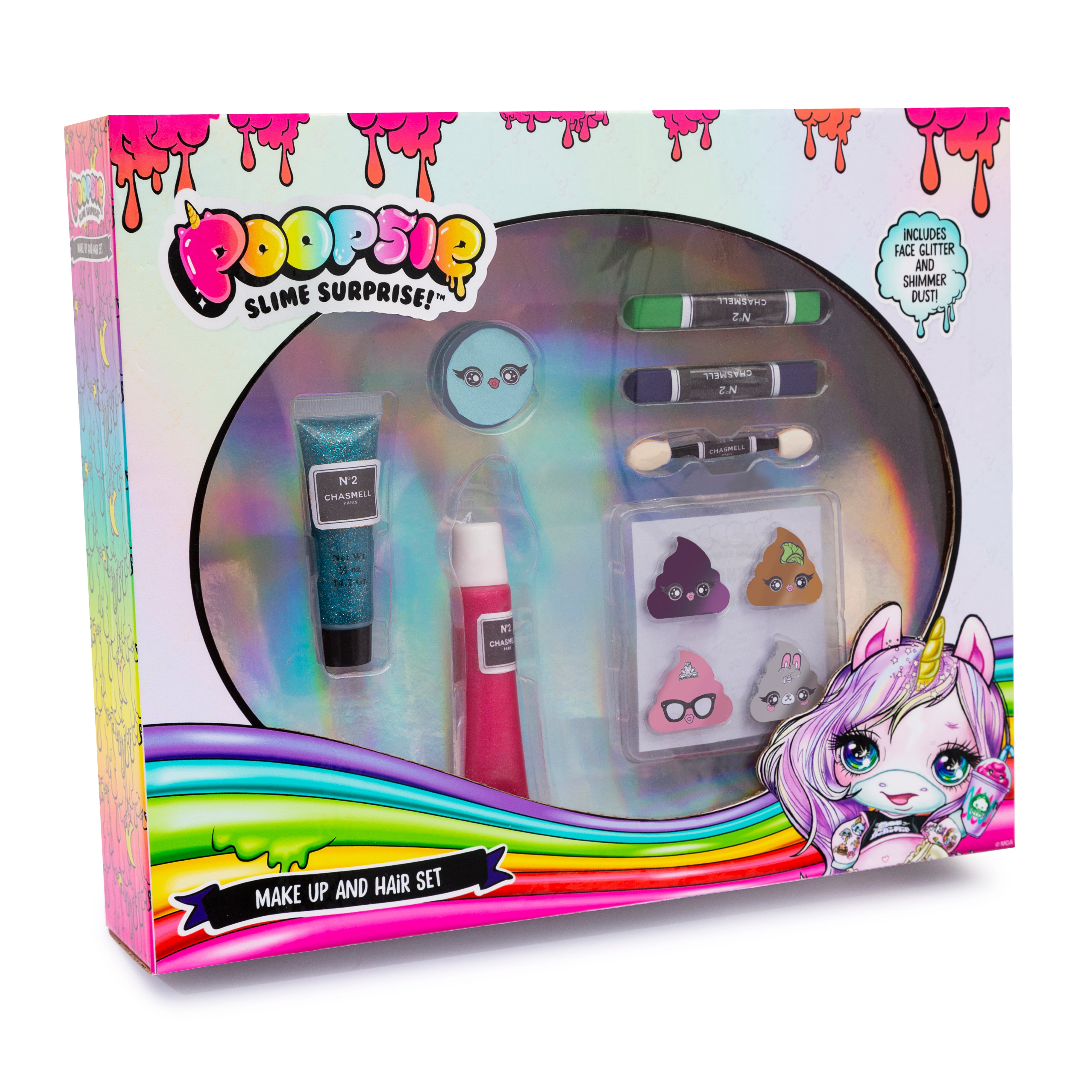 Poopsie Slime Surprise Make Up And Hair Set Fun Glitter Shimmer Dust Glam Up Poopsie Slime Surprise Make Up And Hair Set Fun Glitter Shimmer Dust Glam Up
